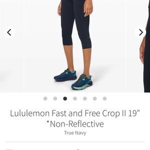 Lululemon Athletica True Navy Leggings
